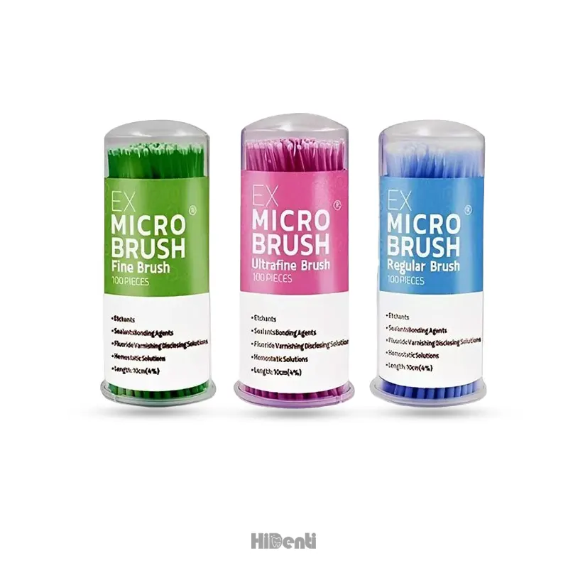microbrush in 3 models میکرو براش 100 عددی پرمیوم پلاس Micro Brush Permium Plus