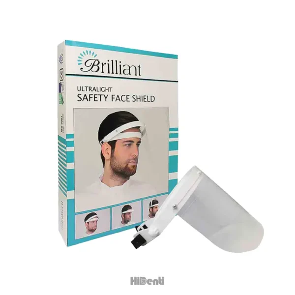 شیلد محافظ کلاهی متحرک Brilliant Face Shield