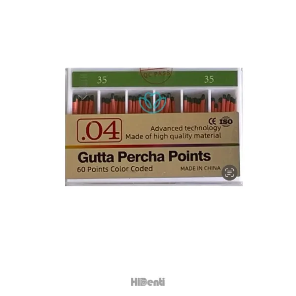 گوتا پرکا گوین دنتو Gutta percha points